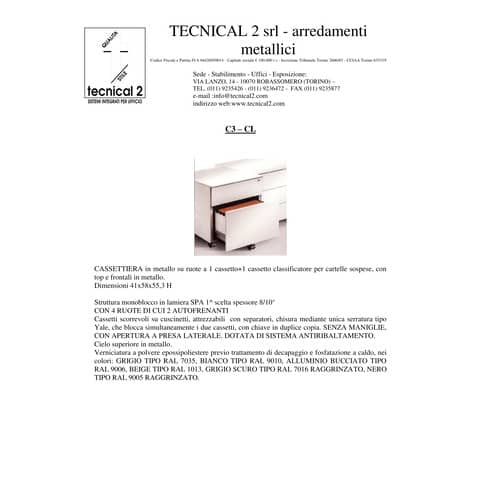 tecnical-2-cassettiera-1-cassetto-1-cassetto-classificatore-grigio-41x58x55-3-cm-c3-cl-gri