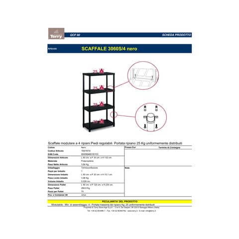 terry-ec-scaffale-4-ripiani-modulo-3060s-4-60x30x132-cm-nero-1001610