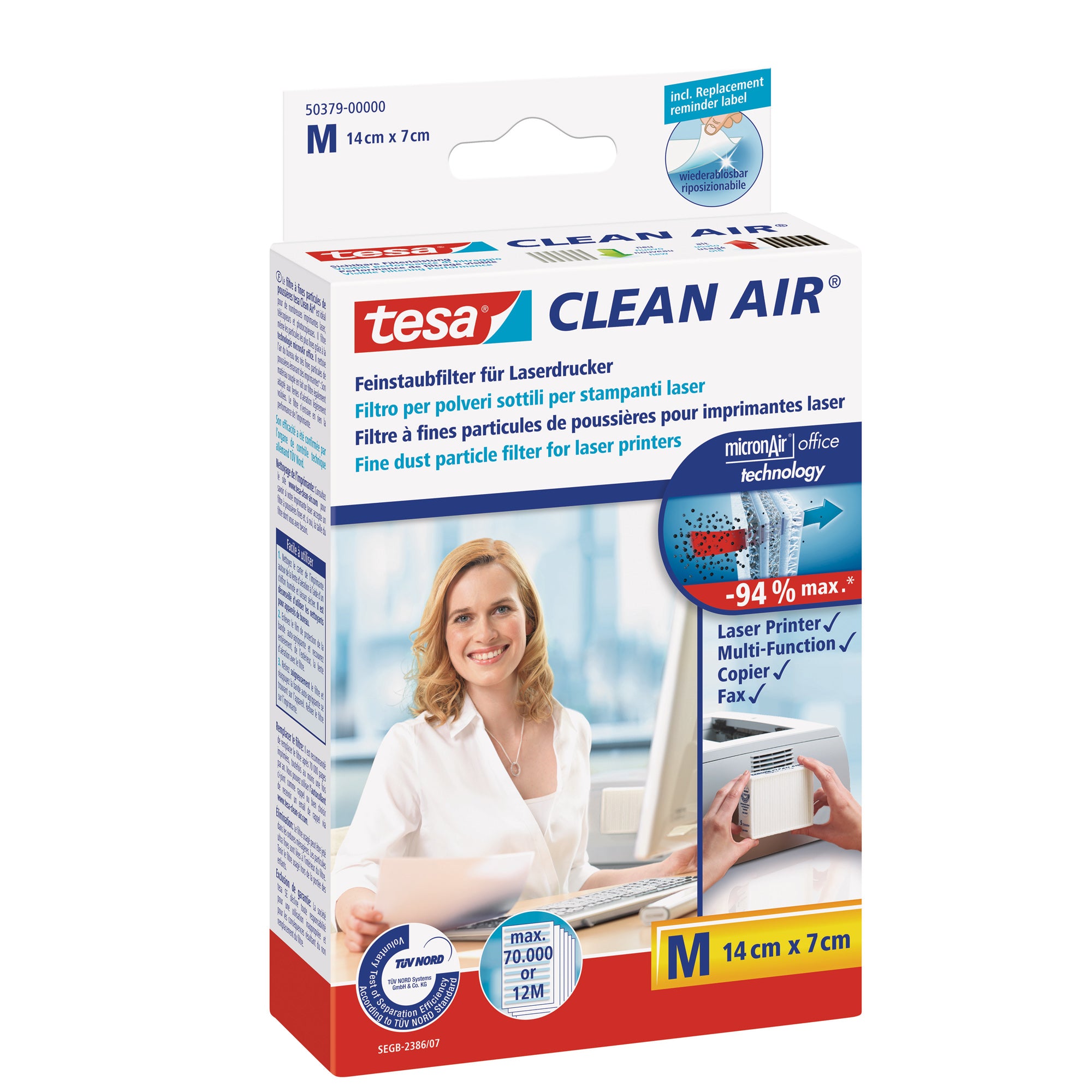 tesa-filtro-clean-air-m-stampanti-fax-14x7cm-