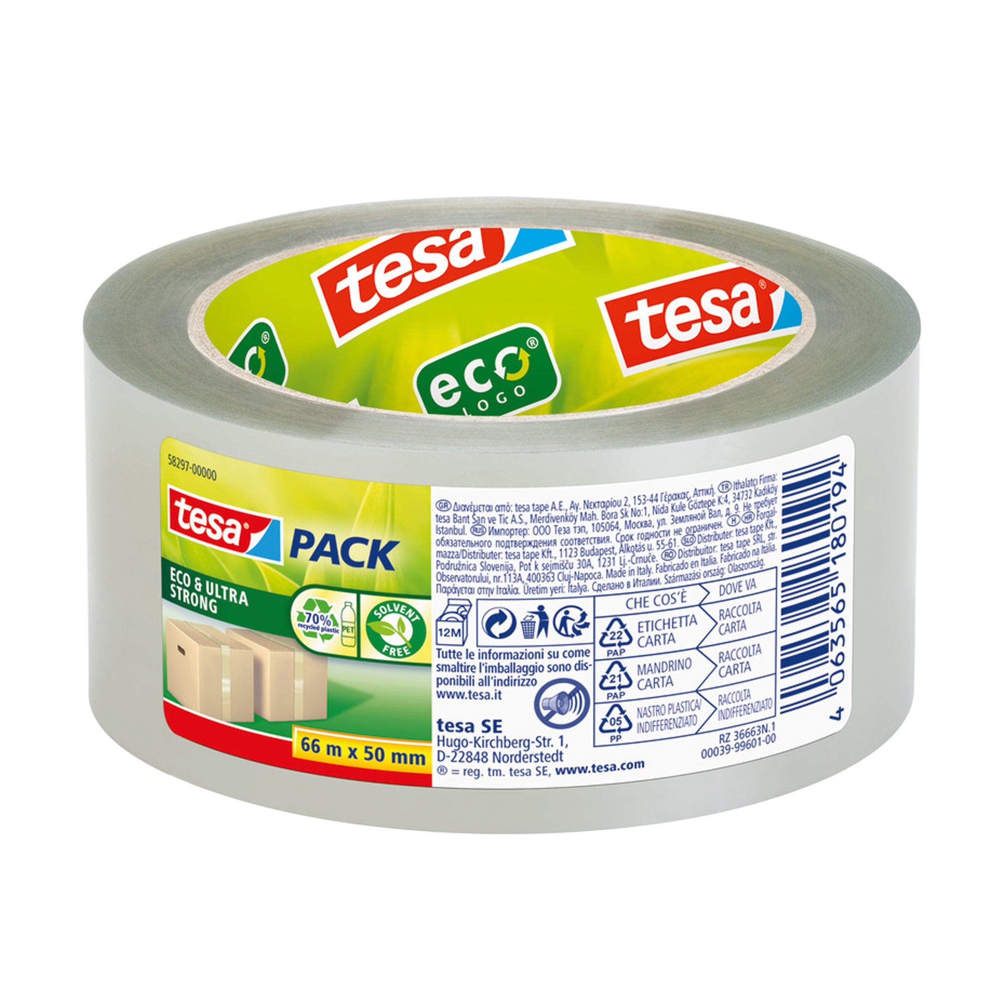 tesa-nastro-adesivo-66mt-x-50mm-pack-eco-ultra-strong-ecologo-trasparente