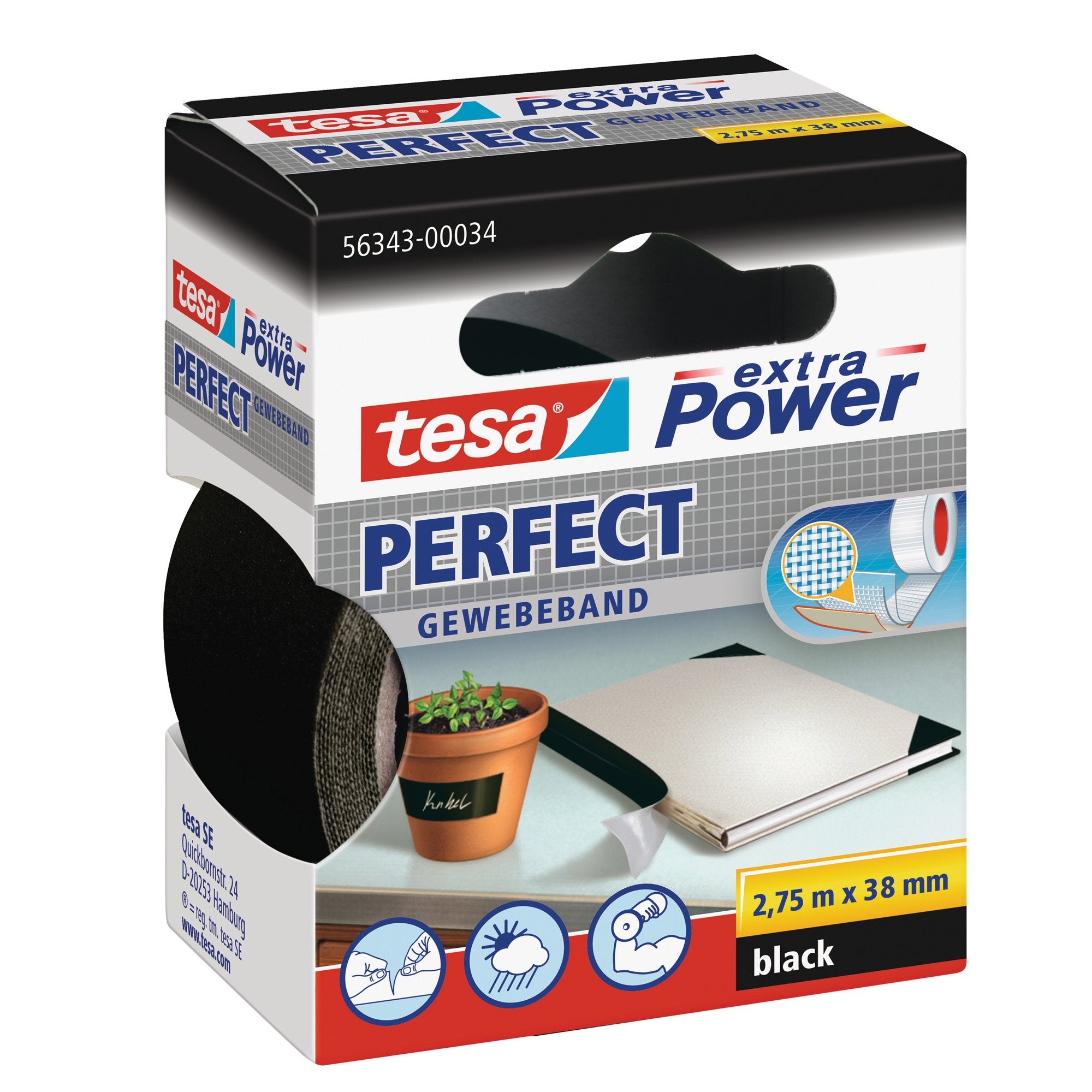 tesa-nastro-adesivo-telato-38mmx2-7mt-nero-56343-xp-perfect