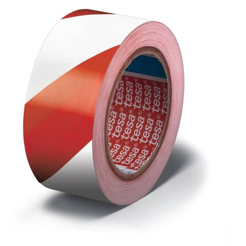 tesa-nastro-segnalazioni-pvc-flex-60760-rivestito-gomma-resina-50mmx33m-rosso-bianco-60760-00088-15