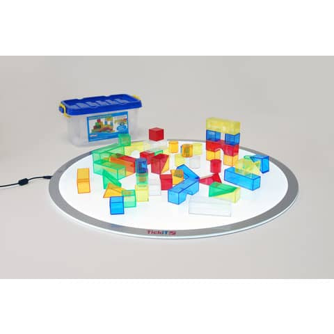 tickit-blocchetti-costruzione-commotion-conf-50-pz-versione-colorata-trasparente-73083