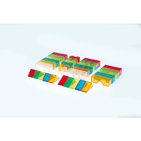 tickit-blocchetti-costruzione-commotion-conf-50-pz-versione-colorata-trasparente-73083