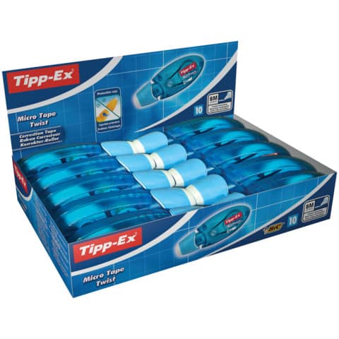 tipp-ex-box-10-correttore-nastro-micro-tape-twist-5mm-x-8mt-col-ass-