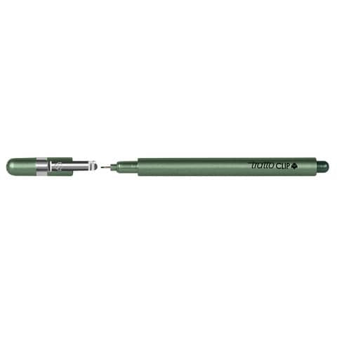 tratto-penna-punta-sintetica-clip-0-8-mm-verde-803804