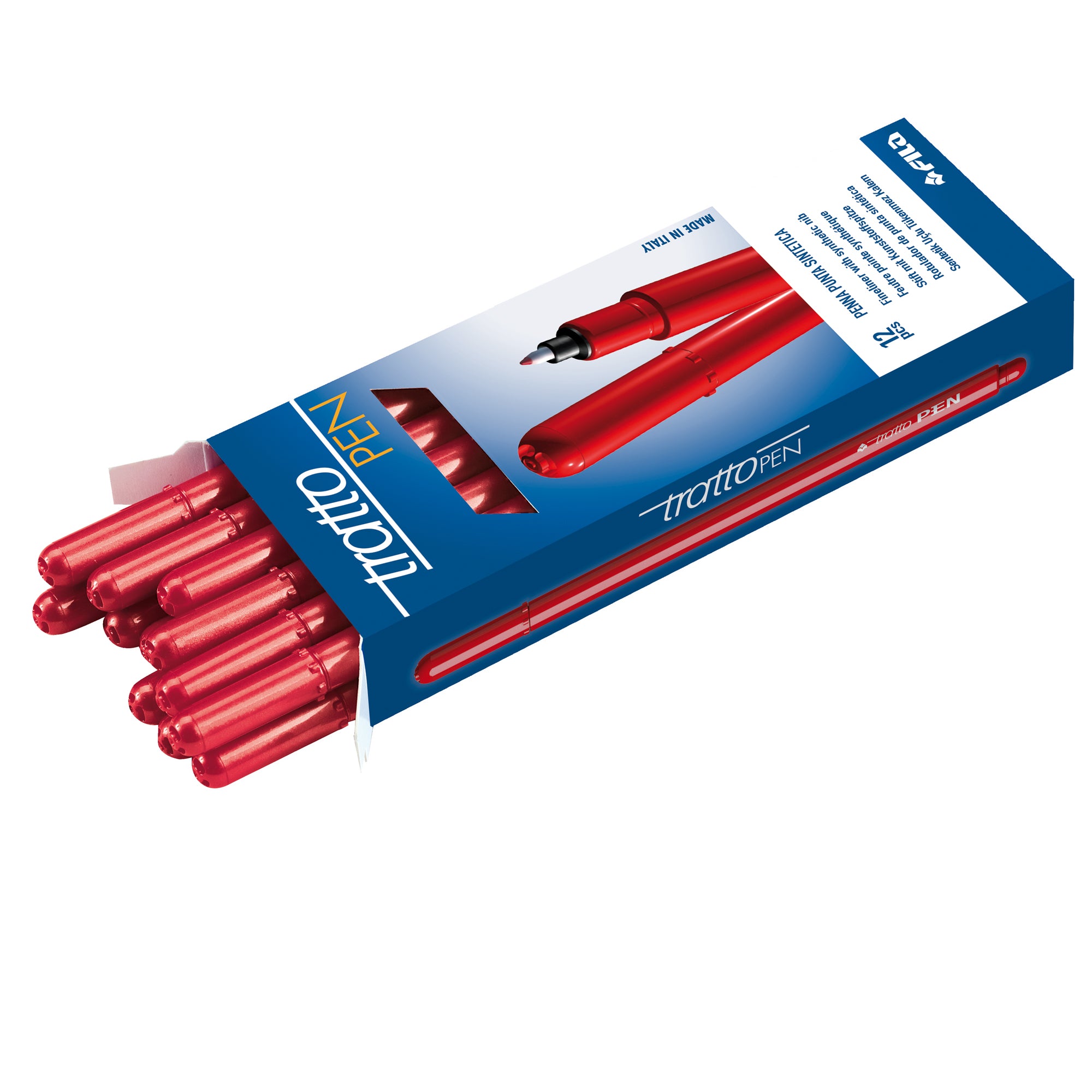 tratto-pennarello-pen-new-metal-rosso