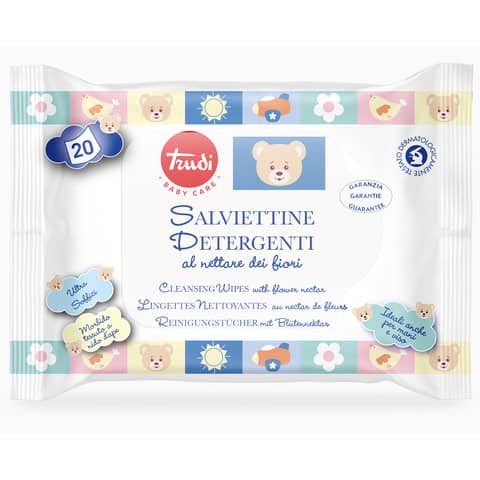 trudi-baby-care-salviettine-detergenti-nettare-fiori-conf-20-pezzi-adesivo-00586