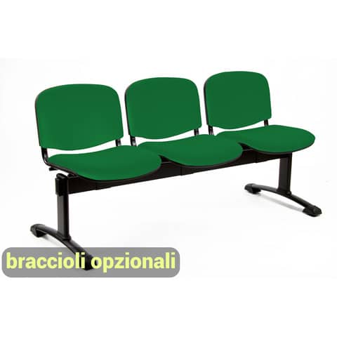 unisit-panca-3-posti-attesa-dado-d53p-rivestimento-eco-verde-d53p-ev