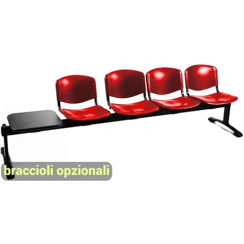 unisit-panca-4-posti-attesa-dado-d54pt-tavolino-rivestimento-eco-rosso-d54pt-er