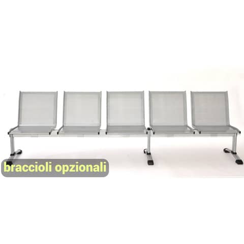 unisit-panca-5-posti-attesa-plexus-ps5p-acciaio-grigio-schienale-seduta-forati-traspiranti-ps5p