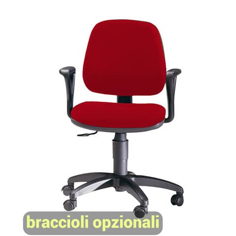 unisit-sedia-operativa-girevole-leda-ldb-eco-smart-schienale-basso-rivestimento-eco-rosso-ldb-er