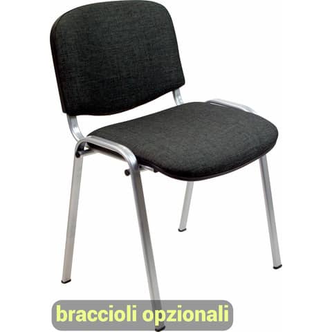 unisit-sedia-visitatore-4-gambe-dado-d5c-acciaio-cromato-rivestimento-ignifugo-nero-conf-2-pezzi-d5c-2-in