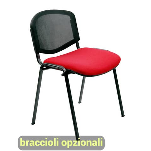 unisit-sedia-visitatore-4-gambe-dado-d5n-schienale-rete-rivestimento-ignifugo-rosso-cf-2-pezzi-d5n-2-ir