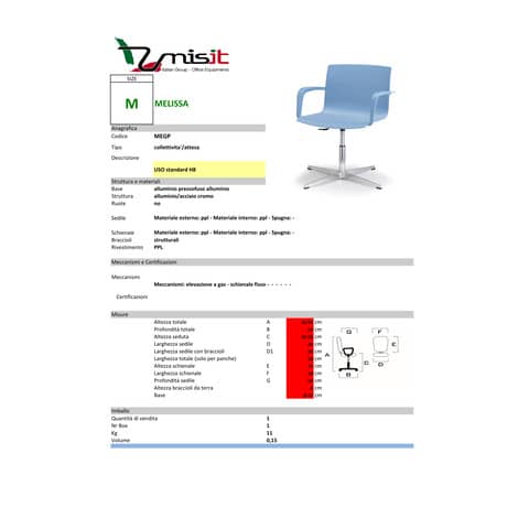 unisit-sedia-visitatore-girevole-piedini-fissi-melissa-megp-scocca-ppl-bianco-braccioli-strutturali-megp-bi