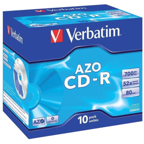 verbatim-cd-r-azo-52x-700-mb-jewel-case-10-pezzi-43327