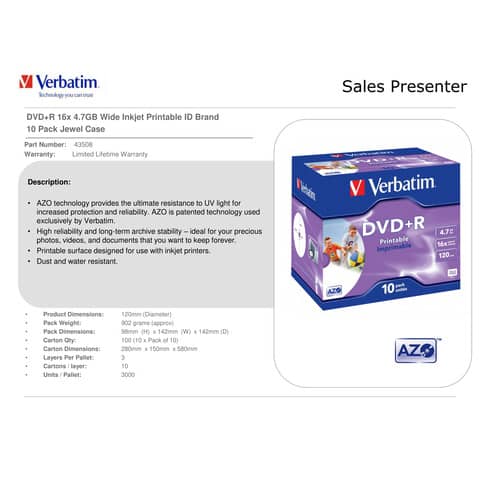 verbatim-dvdr-jewel-case-4-7-gb-velocita-16x-conf-10-43508