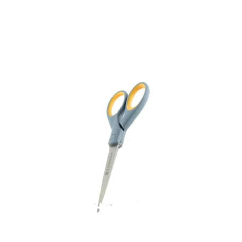 westcott-forbici-softgrip-titanium-super-simmetrica-giallo-grigio-lama-18-cm-e-30470-00