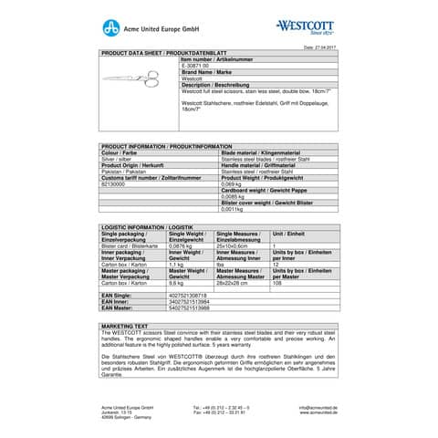 westcott-forbici-steel-asimmetriche-argento-lama-18-cm-e-30871-00